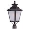 Maxim Lighting Knoxville 1-Light 9" Wide Bronze Outdoor Pole/Post Mount 1120FSBZ - alternate 1